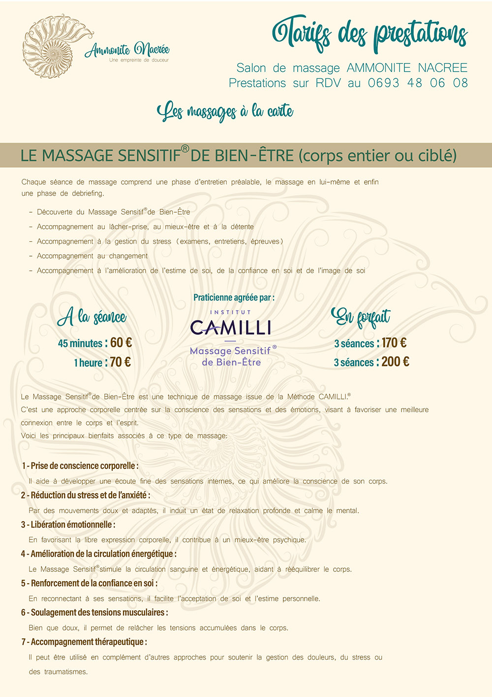 Photo  1 - AMMONITE NACRÉE - Le Tampon