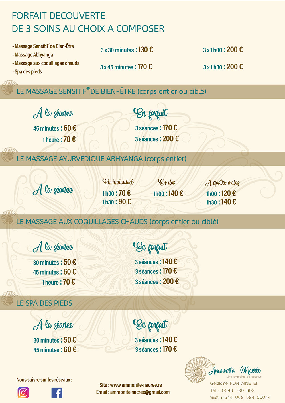 Photo  4 - AMMONITE NACRÉE - Le Tampon